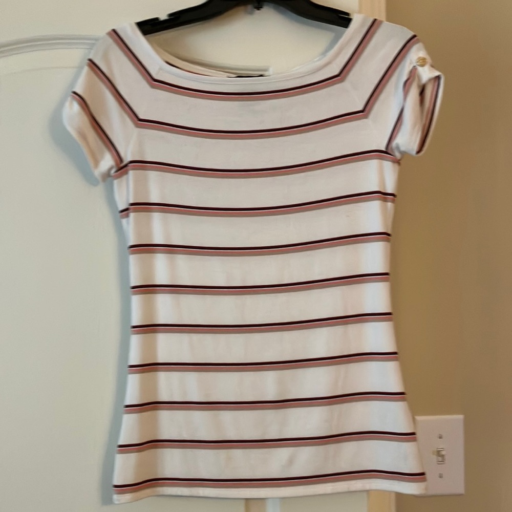 WHBM Striped Tee Shirt. Size XS